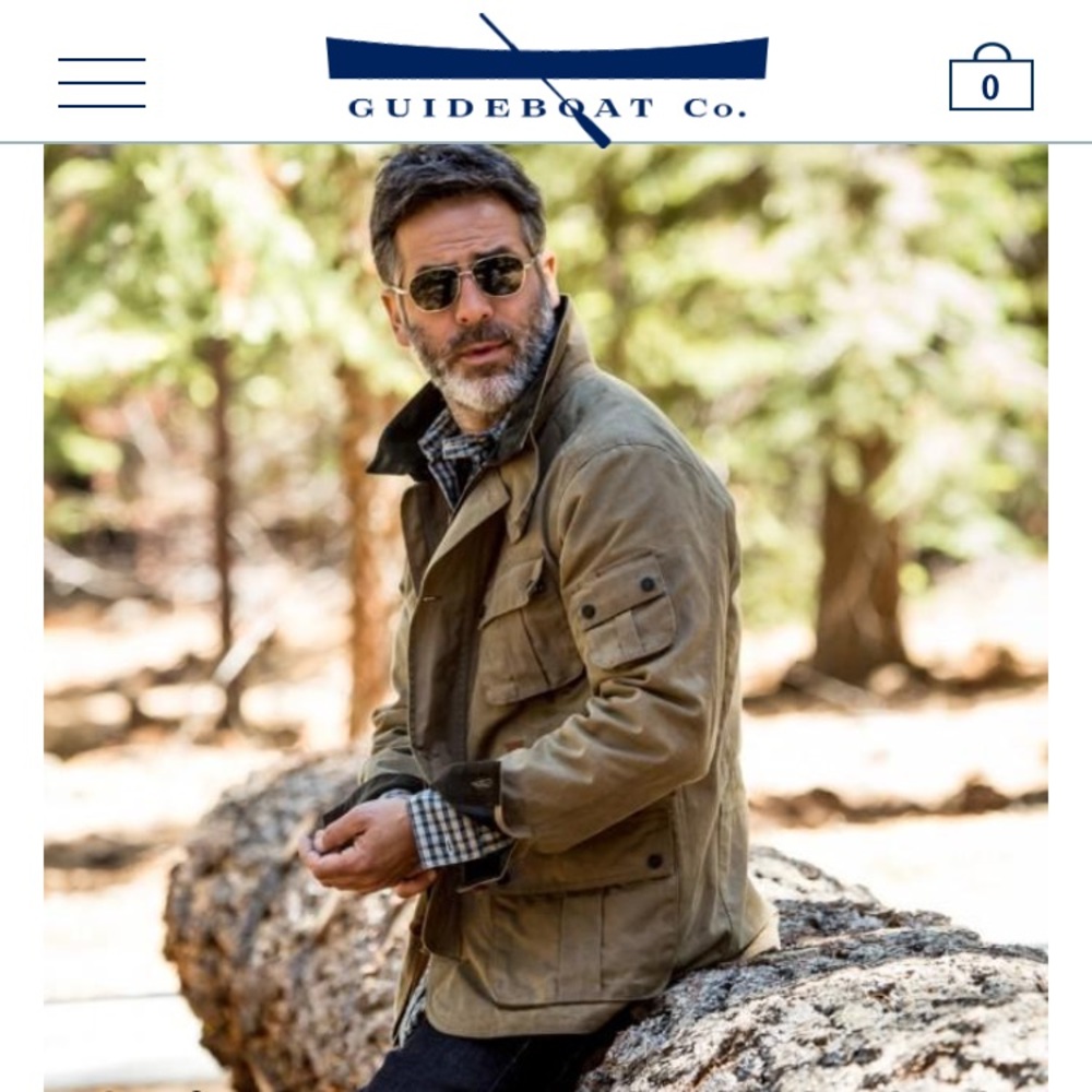 Guideboat Algonquin Field Jacket - Large Navy Blue